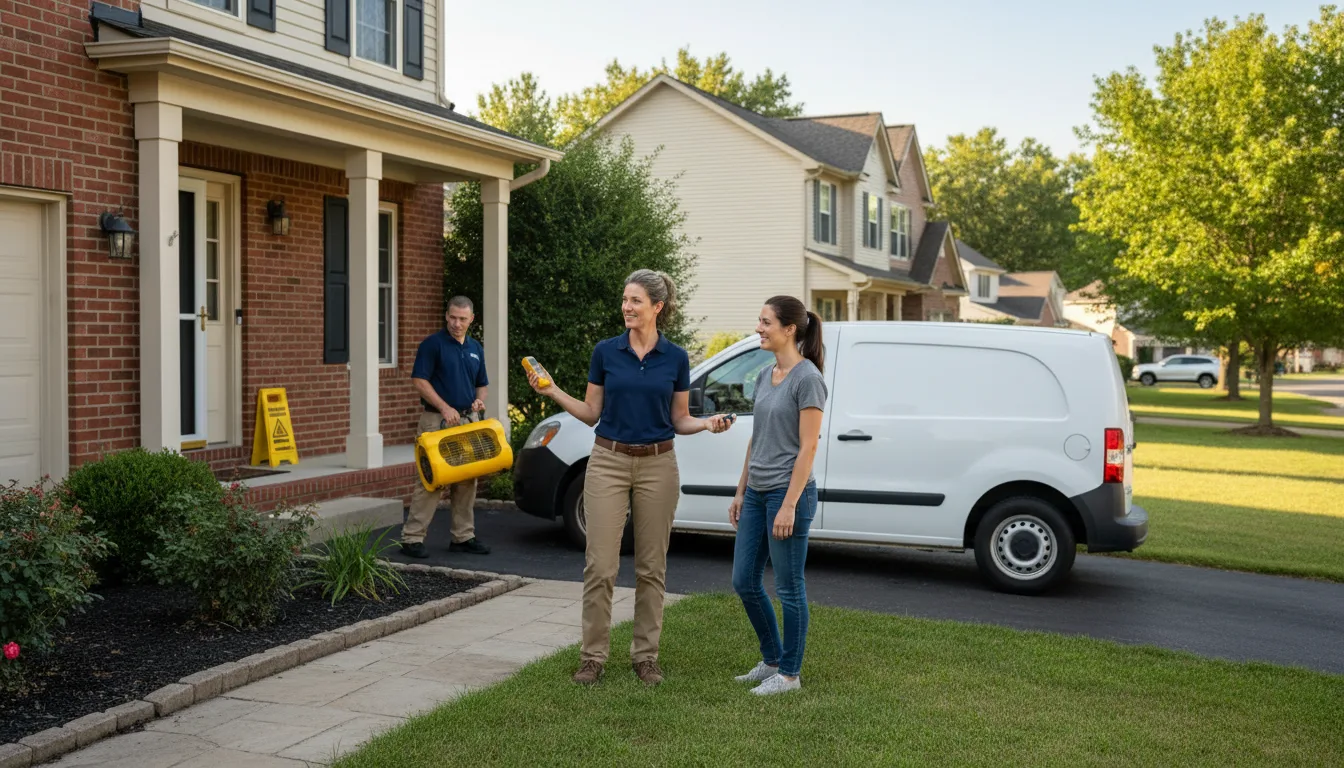 Water restoration image for Dehumidification And Cleanup Services in Kasson, MN